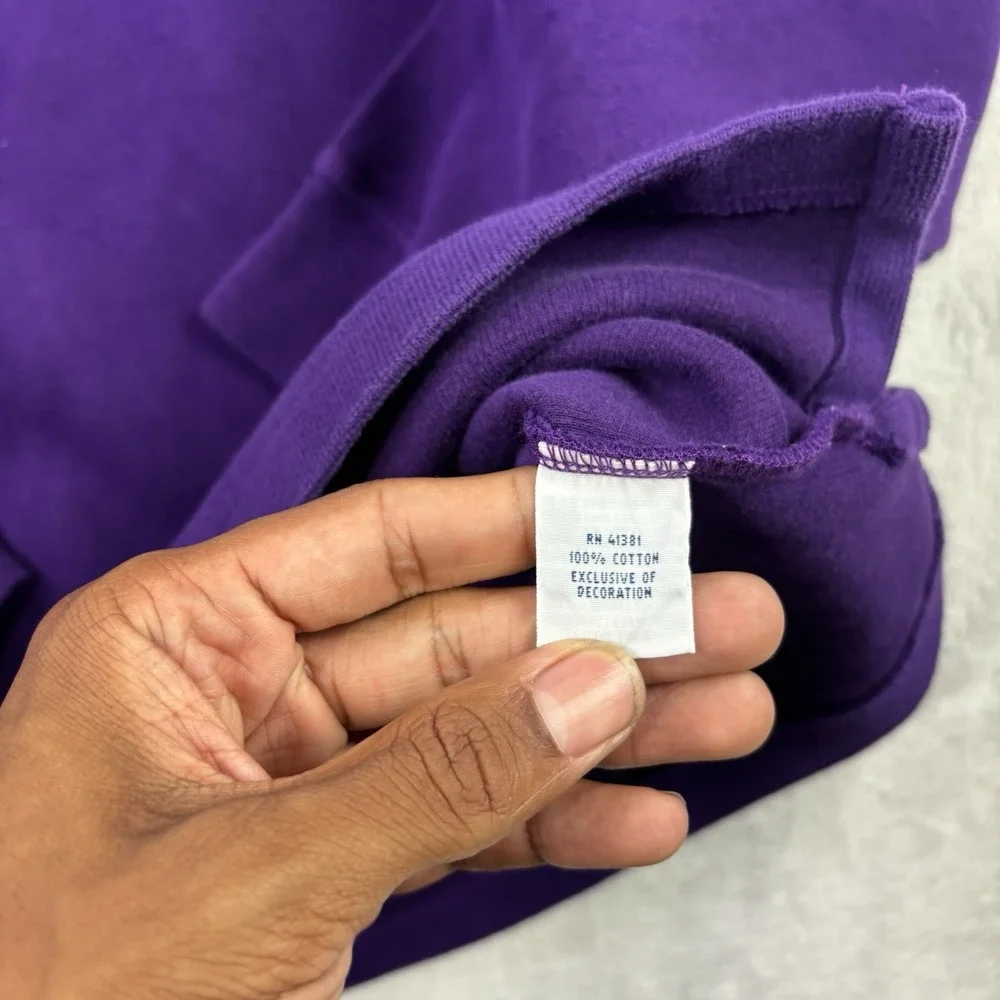 Polo Ralph Lauren Purple 1/4 Zip Pullover Long Sleeve Sweater Men's XXL